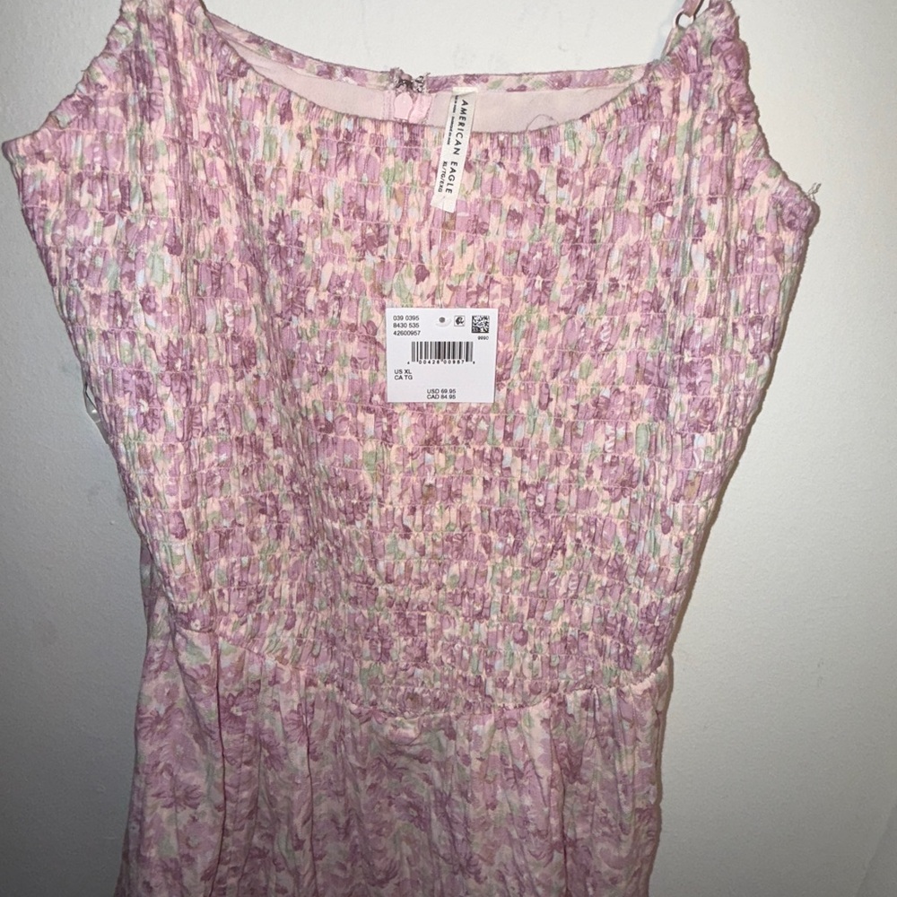 American Eagle Outfitters Pink Floral Dress
